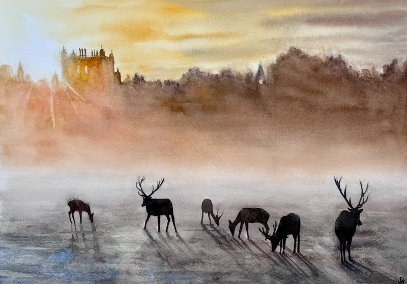 Deer & Castle